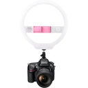 Yongnuo  YN128W App-Controllable Portable LED Ring/Beauty Light with Integrated Mirror