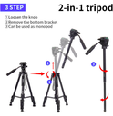 Jmary KP-2599 Professional Camera Tripod Stand