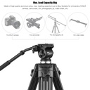 WEIFENG WF-717AH Fluid Tripod with Handle for Photography and Video DSLR