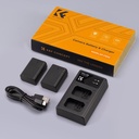 K&F Concept NP-W235 Battery for Fujifilm (2400mAh) Camera Battery with Type C Fast Charging