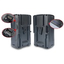 KingMa OLED V Mount Battery VK50 50Wh 14.8V Mini Pocket-V-Mount Battery Support 65W PD USB-C Fast Charger