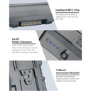 KingMa OLED V Mount Battery VK50 50Wh 14.8V Mini Pocket-V-Mount Battery Support 65W PD USB-C Fast Charger