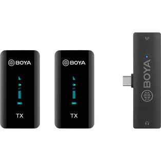 BOYA BY-XM6-S6 Digital True-Wireless 2-Person Microphone System with USB Type-C for Mobile Devices