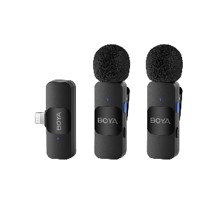 BY-V2 Dual-Channel Mini Wireless Microphone