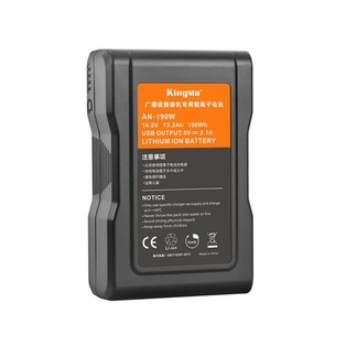 KingMa AN-190W High Load Gold Mount Li-ion Battery, 13200mAh