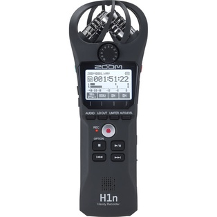 Zoom H1n-VP Portable Handy Recorder with Windscreen, AC Adapter, USB Cable & Case