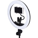 Yongnuo YN408 Bi-Color LED Ring Light with Phone Stand
